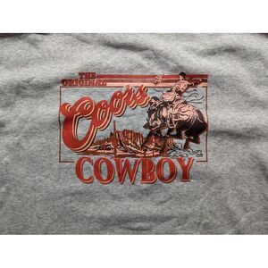 Unbranded Long Sleeve Hoodie Women's Size XXL Gray Coors Cowboys